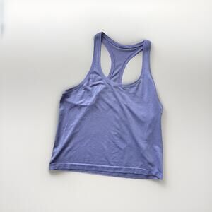 Lululemon Cool Racerback Tank Top Purple Lavender Size 12 Swiftly Seamless Yoga